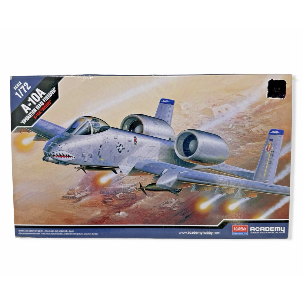 Academy A-10A Operation Iraqi Freedom 1:72 Scale Model Kit 12402 Open Box